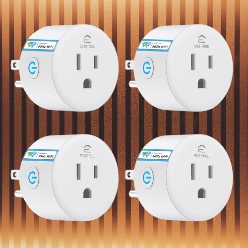 Smart Plug for 5GHz & 2.4GHz, Smart Outlet WiFi Socket with APP Remote Control-image