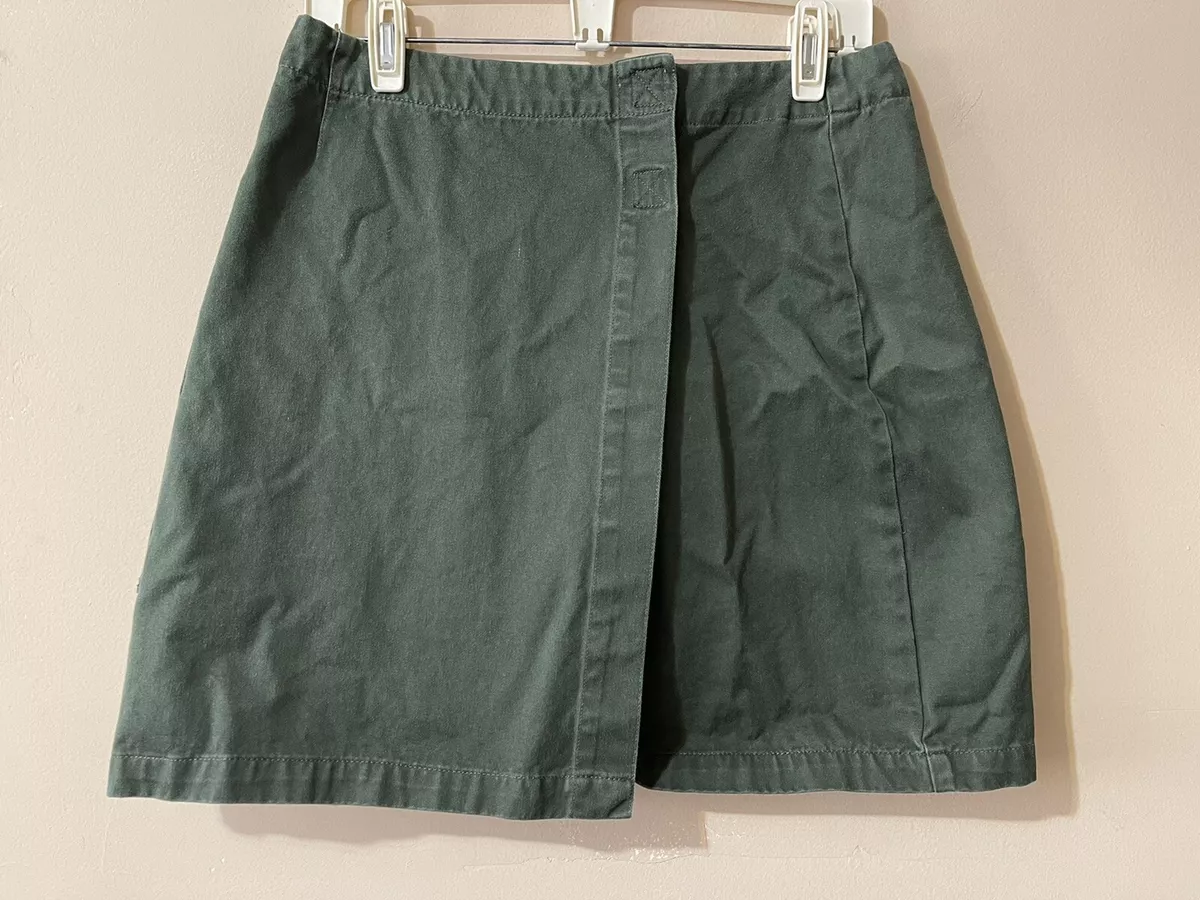 Denim wrap top skirt ebay