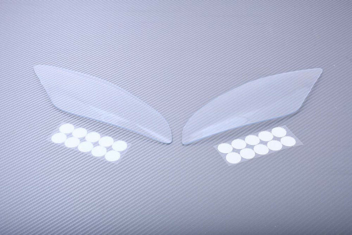 Cache phare Racing transparent anti-impact pour moto YAMAHA YZF R6