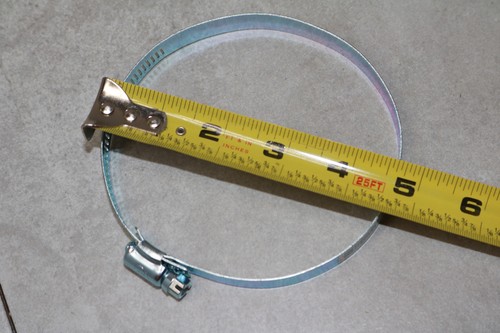 44x Lot -  4" Duct Metal Flex Ring Clamp Dryer Hose Bath Exhaust - 第 2/4 張圖片