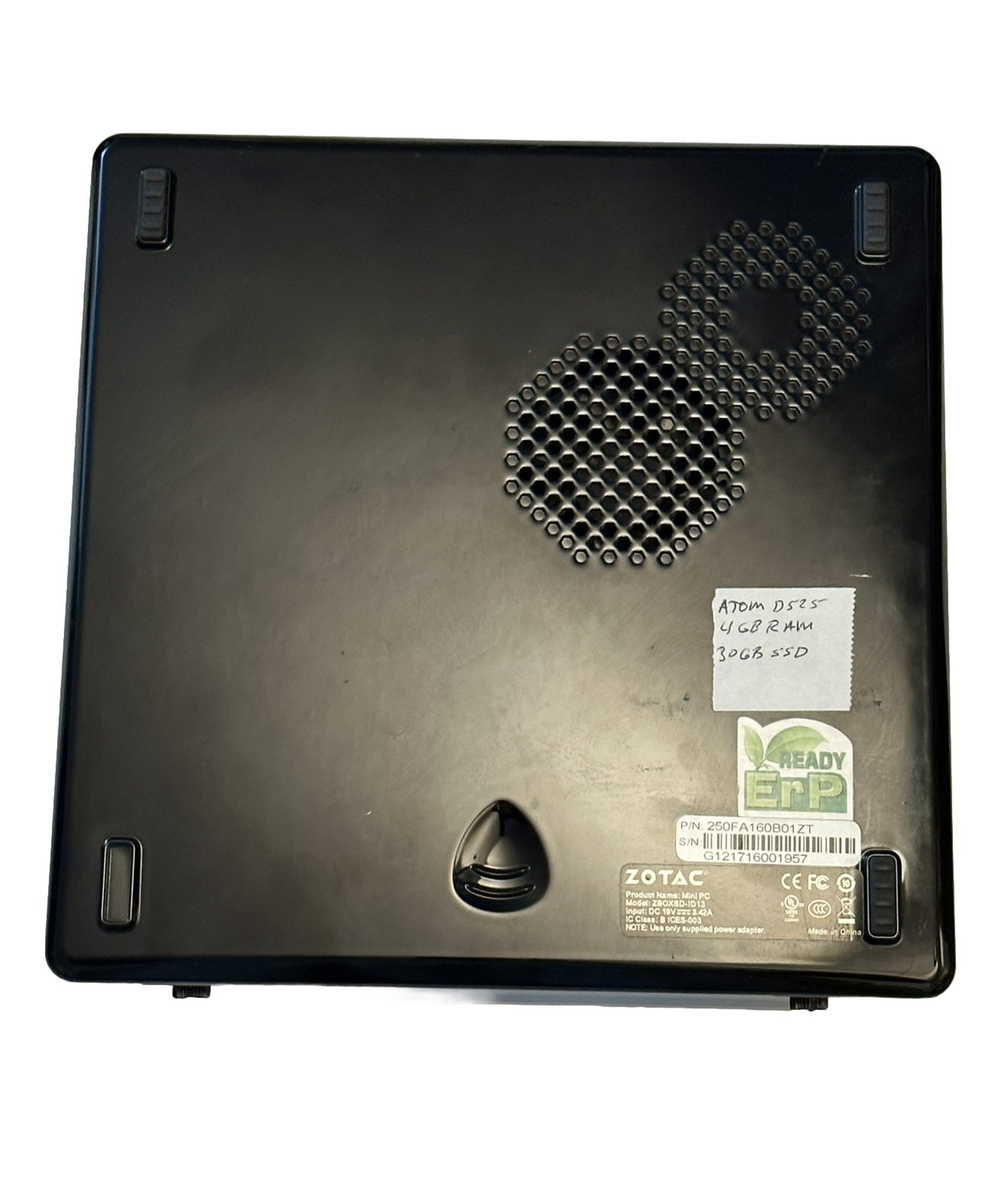 ZOTAC ZBOX Mini PC, Model ZBOXSDID13, 4GB RAM, 30GB SSD, Black NO