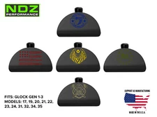 for Glock 17 19 Gen 1-3 Grip Frame Plug Aluminum Color Filled Engraved Trending