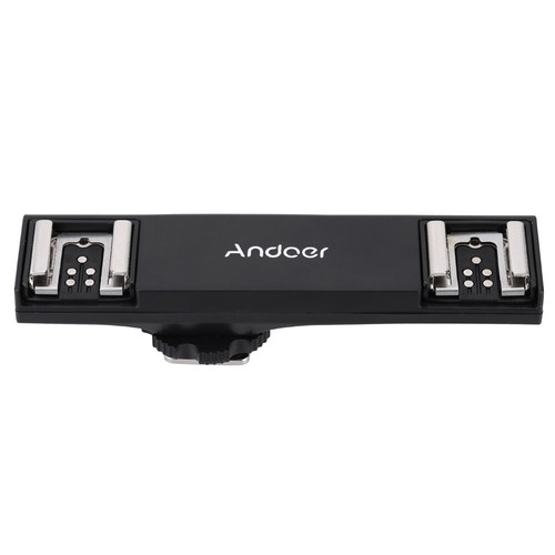 Hot Shoe Splitter Hot Shoe Flash Light Bracket Hot Shoe Mount Plate Adapter M7C9 - Picture 3 of 6