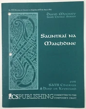 David Mooney Sauntrai Na Maighdine SATB Chorus Harp Keyboard Irish Choral Series
