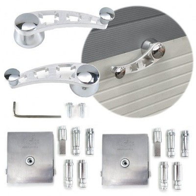 Billet Cross Window Cranks with Switches (pair) AutoLoc AUTDNWC002S street 