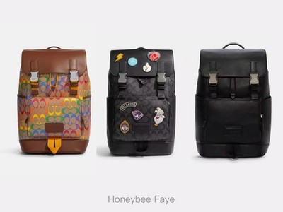 NWT Coach MEN's Track Backpack In Colorblock Signature Canvas | eBay