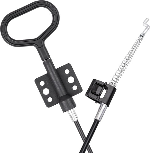 Cables reclinables para sofá, 2 piezas cables de liberación de repuesto anillo en D tirar negro - Imagen 3 de 7