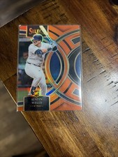 2024 Panini Select Premier Level Austin Wells #87 Orange Prizm RC 21/49 Yankees