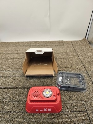 SYSTEM SENSOR P2RLED INDOOR  WALL HORN STROBE RED