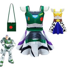 Kids Girl Buzz Lightyear Jessie Fancy Dress Cosplay Party Birthday Tutu Dress UK