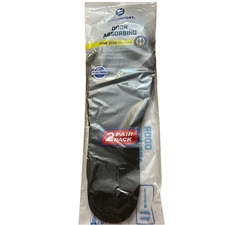 2 Pairs Sofcomfort Odor Absorbing Insoles One Size Fits Most Unisex Brand New