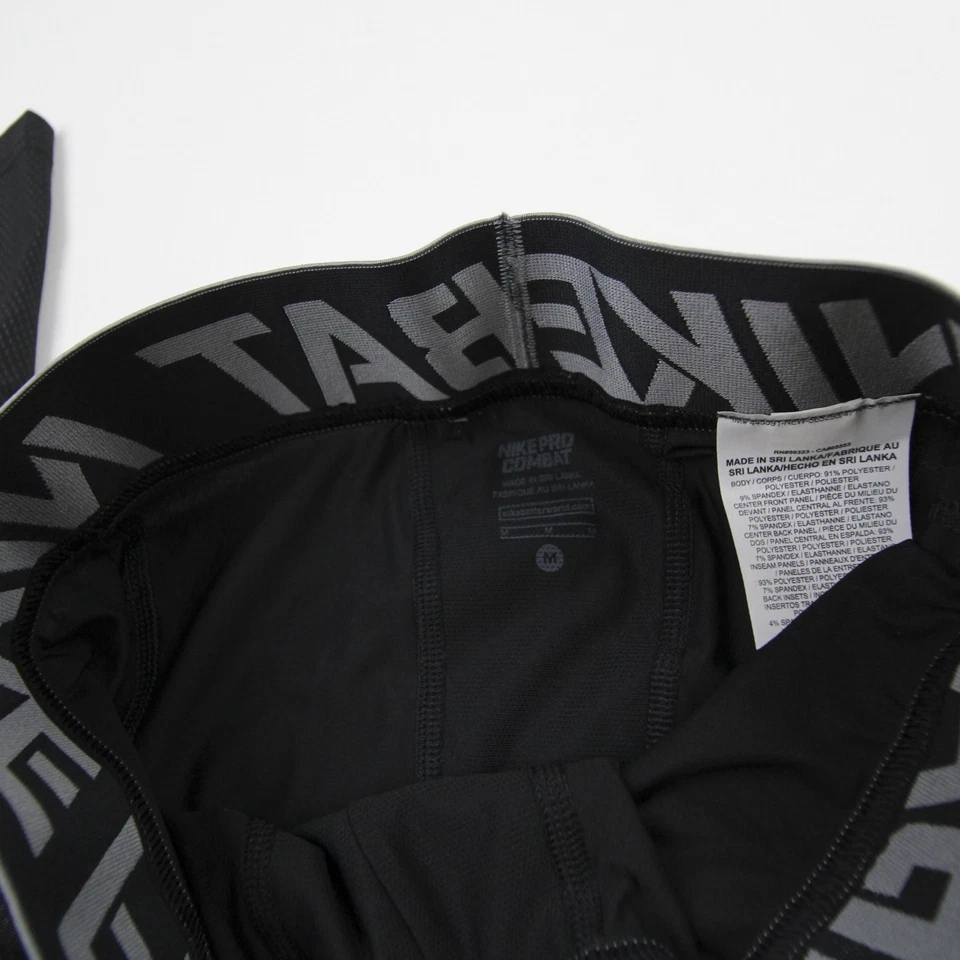 Pantalones de compresión Nike Pro Combat para hombre negros usados Foto 4 de 4