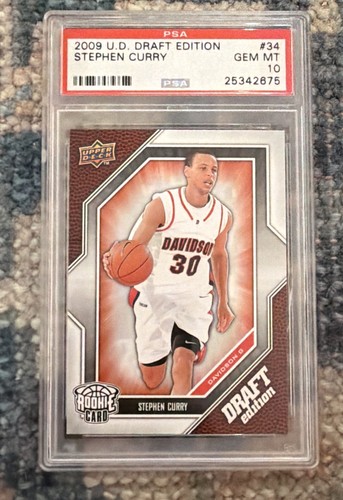 🔥🔥STEPHEN CURRY PSA 10🔥🔥2009-10 Upper Deck Draft Edition