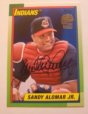 SANDY ALOMAR  2016 Topps Archives All Time Fan Favorites Indians AUTO #d/199
