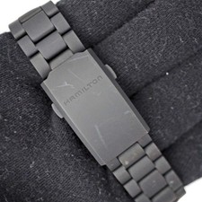 Hamilton H70215130 Khaki Field Titanium Auto Black PVD Automatic Men's Used 15