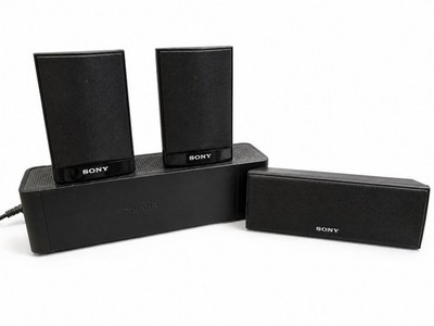 Sony S-AIR TA-SA100WR Amp w/ SS-TS80 Speakers + Extra Center Speaker