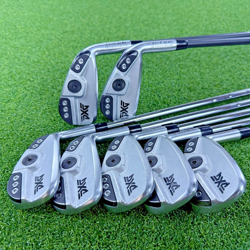 Set De Fers Shafts KBS Custom Series Noir & Or - Flex Rigide Tour 120S, 4-PW, Neuf Non Coupé