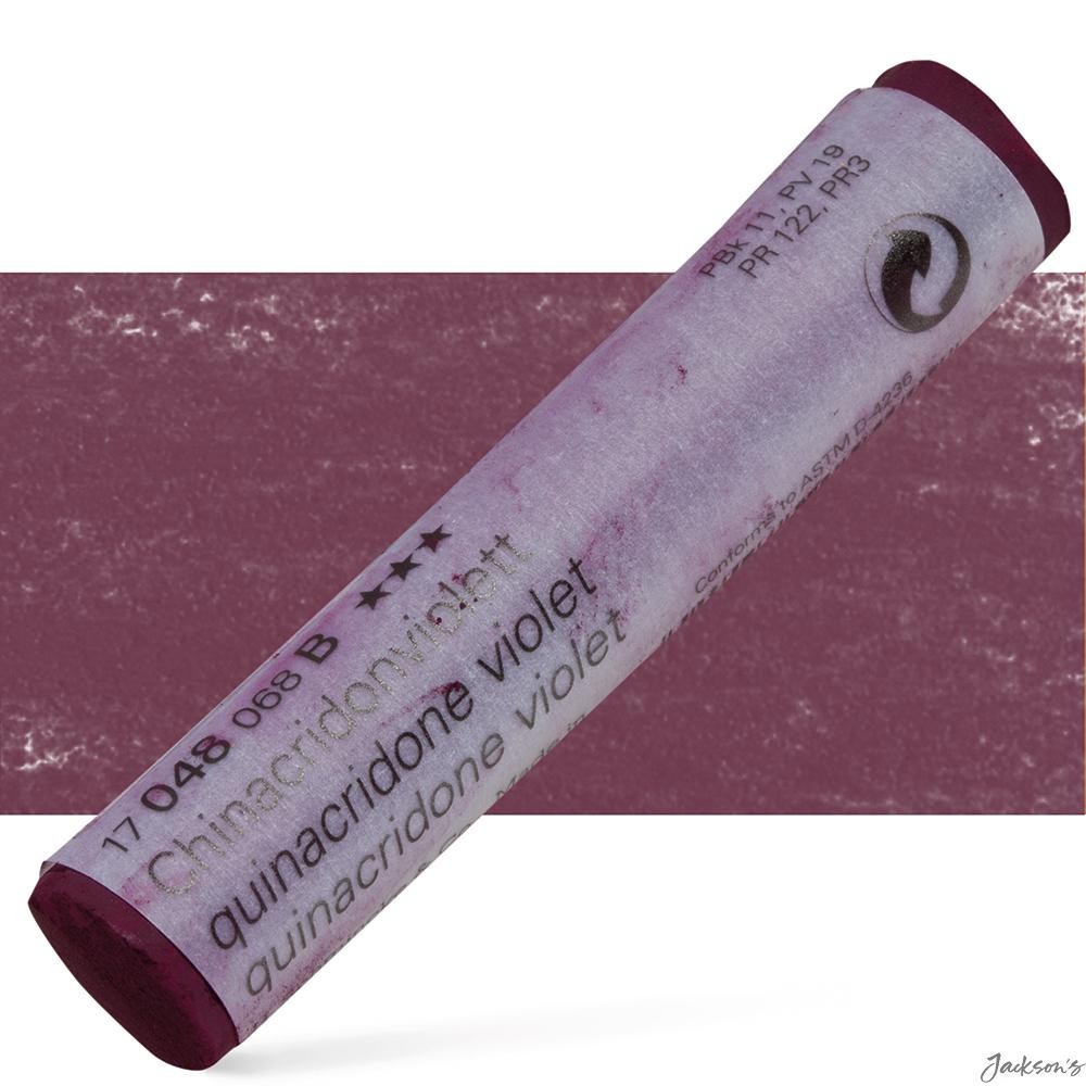 Schmincke Soft Pastel Stick Quinacridone Violet 48B For Fine Art Drawing