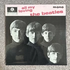 THE BEATLES ALL MY LOVING MONO 7" VINYL RECORD 1963 PARLOPHONE GEP8891