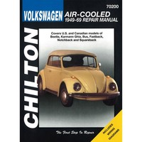 VW Beetle Karmann Ghia Bus Us-Modelle 1949-1969 Repair Manual Chilton