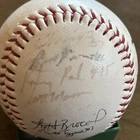 Autographed Baseball Scott Brocail Arkansas Razorbacks 1988-1990 Signed by Team
