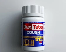 4 PACK of BupropiDex Cough suppressant 15 mg of Dextromethorphan - 600 Tablets.