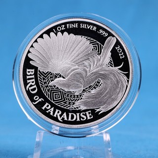 Guinea 1 Kina 2022 Elizabeth II Bird of Paradise 1 oz. Silber 999 ST/BU