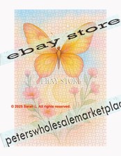 1000 piece jigsaw puzzle Spring Butterfly Soft Nature Style soft floral
