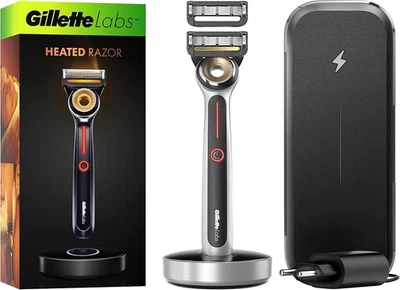 Gillette Labs Heated Nassrasierer Herren wasserdicht 2 Klingen Magnetdock - Bild 1 von 4