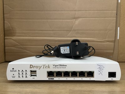 Draytek Vigor2866ax G schneller Sicherheitsrouter mit UK-Netzteil & ohne Antennen Vigor2866ax