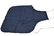 Magid Bib Apron: General Purpose Protection Size 28 x 38 Blue Cotton 10 oz Denim