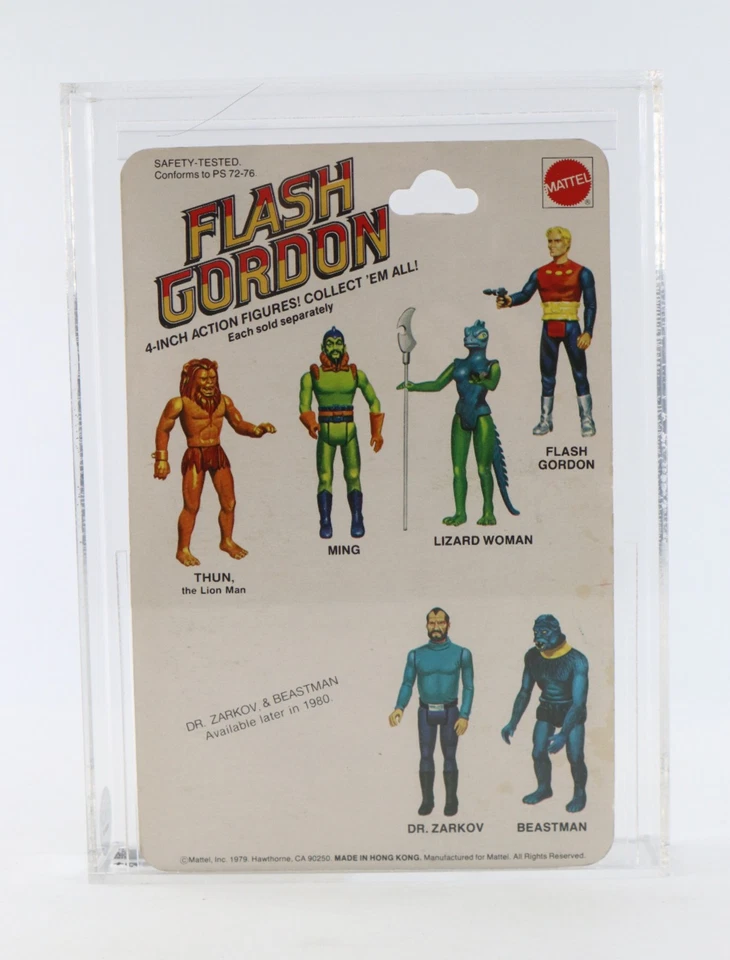 Figura de acción de colección Mattel 1979 Flash Gordon Ming grado CAS 80+ 84,1 Foto 3 de 4