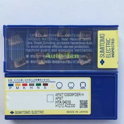 10 Pcs./Box New APMT103508PDER-H CNC Blade ACZ330