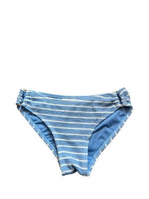 Monsoon New Accessorize Swim Bikini Bottom Blue White Stripe Size UK 6