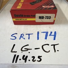 Davis MD733 Semi-Metallic Heavy Duty Disc Brake Pads NOS Made In The USA