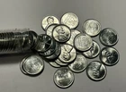 1943 D BU LINCOLN CENT ROLL / 50 COINS - SHARP ROLL