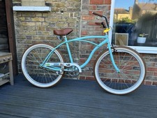Beach Cruiser Bike, 19” Frame, 26" Wheels, Single Speed.