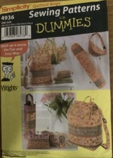 Simplicity Pattern For Seven Quilted Bags, Sewing Patterns For Dummies