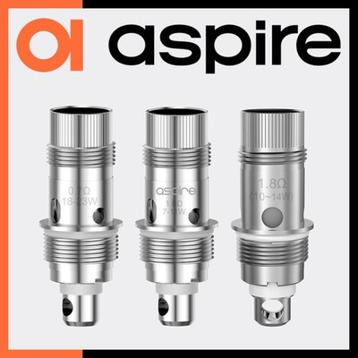 Aspire Nautilus BVC Verdampferköpfe Coils 0,7 Ohm 1,6 Ohm & 1,8 Ohm  (5er Pack)
