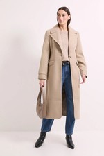 Wallis Taupe Coat Womens Workwear Jackets & Coats