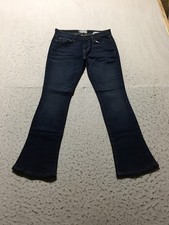 Current/Elliott Jeans Womens 27 Bootcut Blue Faded Dark Wash Pockets