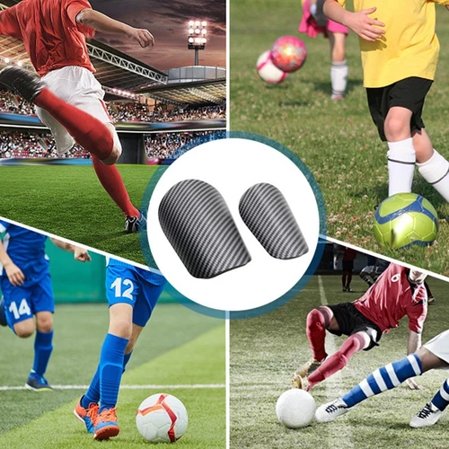 Reliable Protection Imitation Carbon Fiber Shin Guards for Football Players - Picture 2 of 17