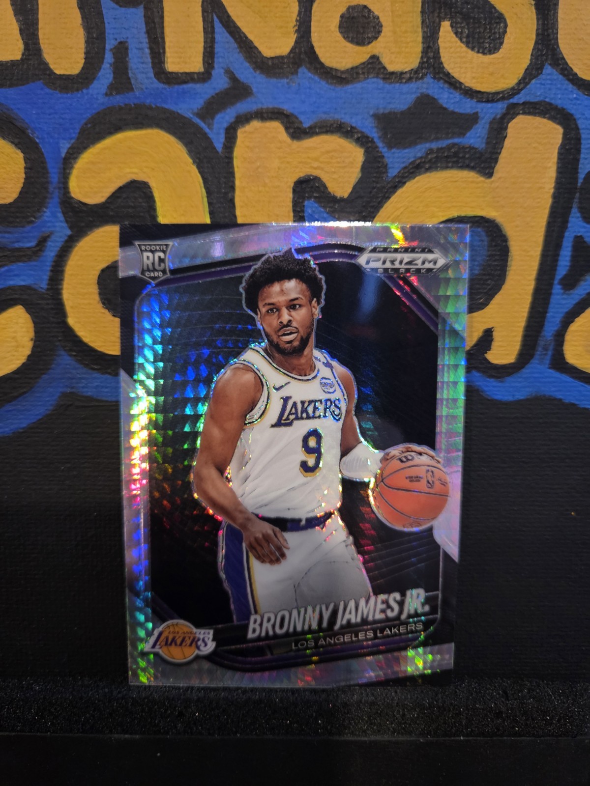 2024-25 Panini Prizm Black Bronny James Jr. #94 Rookie Hyper Prizm - LA Lakers