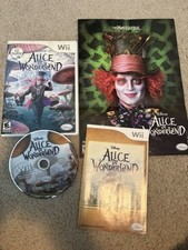 Alice in Wonderland (Nintendo Wii) CIB COMPLETE w Poster!