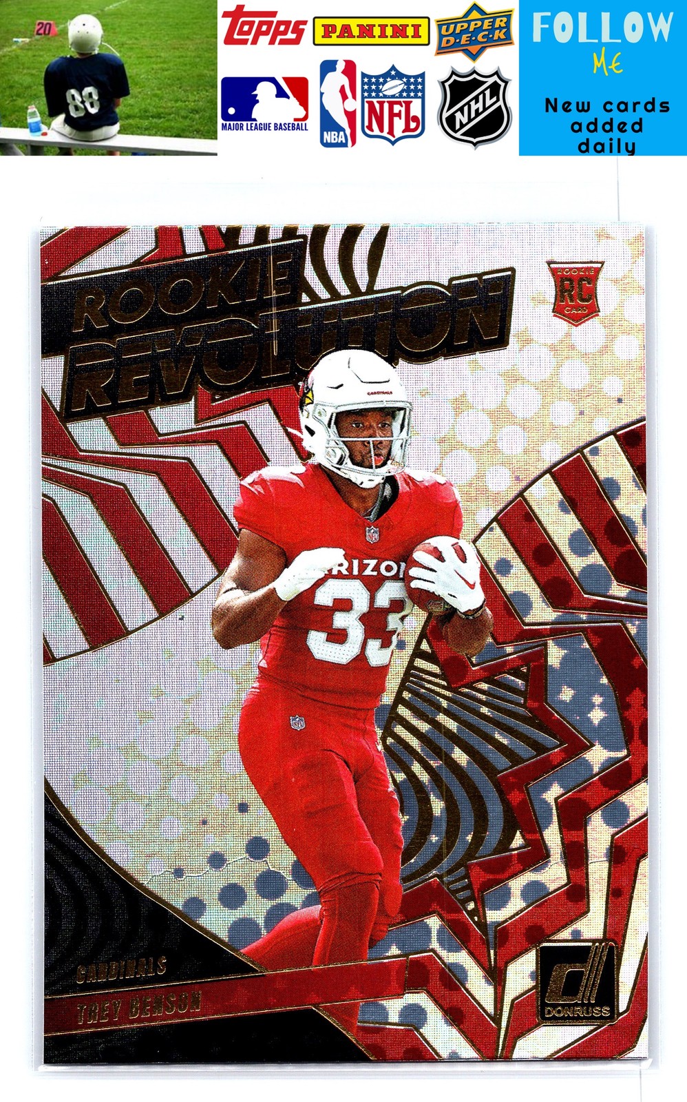 2024 Donruss #15 Trey Benson Rookie Revolution