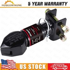 Heavy Duty Cast Adjustable Trailer Coupler 2-516 Ball 12500 Lbs Channel-mount