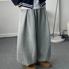 Pintuck Wide Balloon Sweatpants