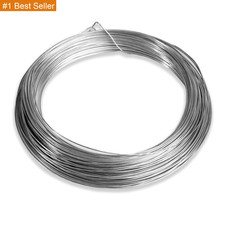 20-Gauge Galvanized Craft Wire - 164 Ft 0.032 In , Professional Metal Wire for