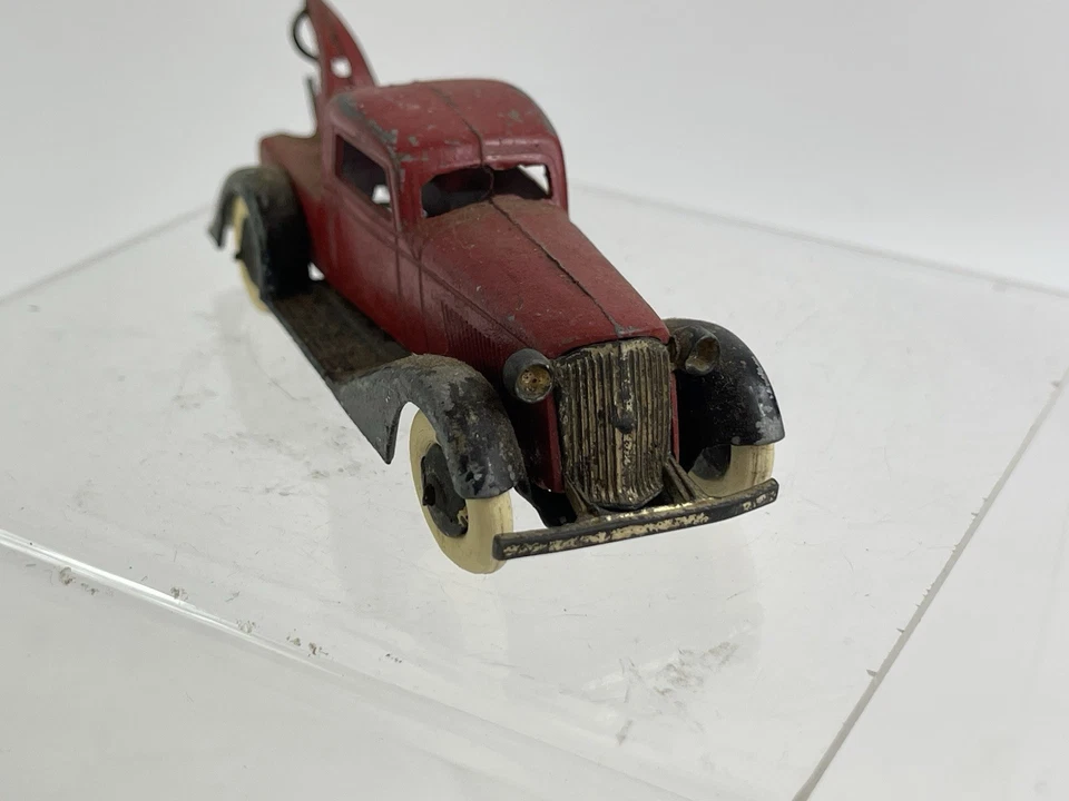 Vintage 1930’S Tootsie Toy No 806 Graham Red & Black Wrecker Tow Truck - Image 2 of 4