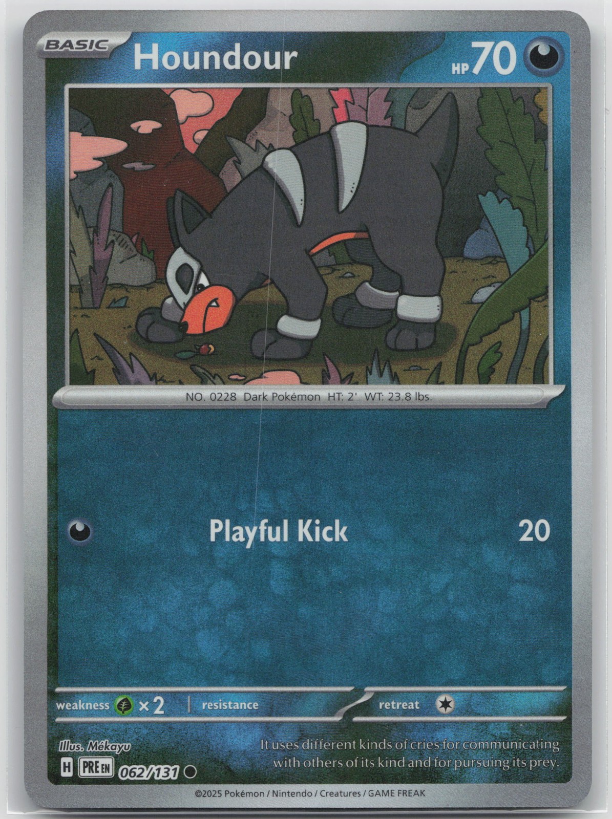 Houndour (Master Ball Pattern) Common SV: Prismatic Evolutions 062/131 NM